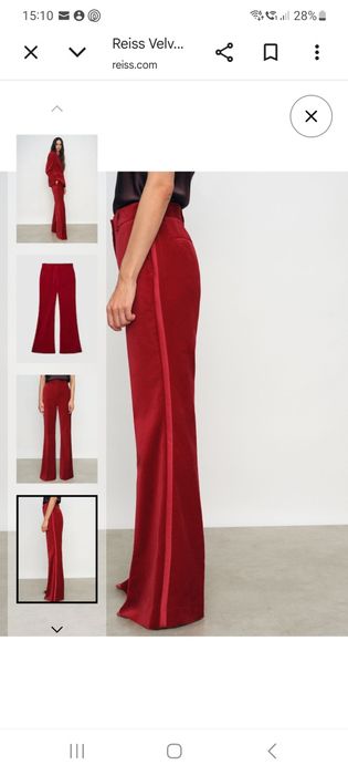 REISS Red velvet costum