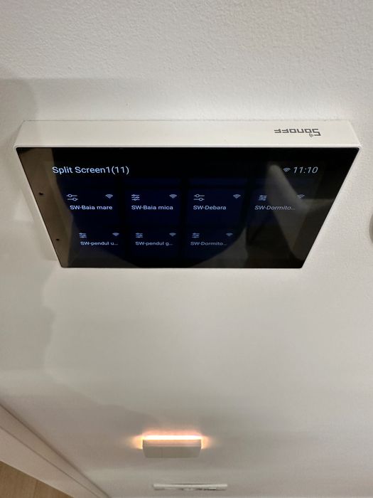 Panou de control SONOFF NS Panel Pro Smart Home 120 Tip Negru