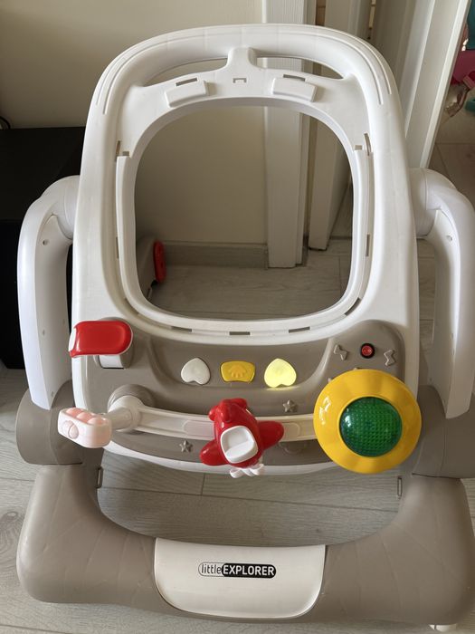 Детска проходилка 4 в 1 Chipolino - Little Explorer, бежовa