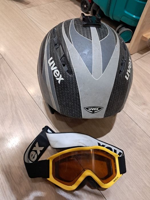 Шлем лыжный с очками, детский