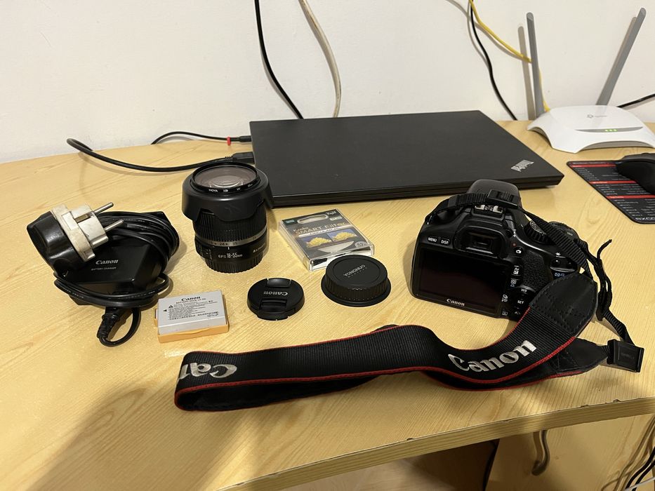 Фотоапарат Canon Eos 550D комплект със чанта и статив