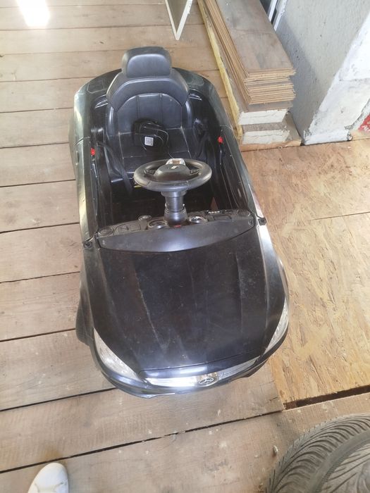 Mașinuță electrică copii Mercedes-Benz, 12V, Neagră - Funcțională