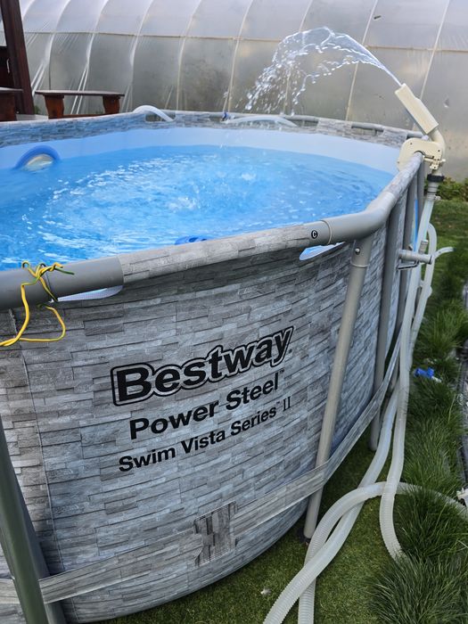 Piscină Bestway power steal 4.27x2.504.27X2.50 cu  multe accesorii
