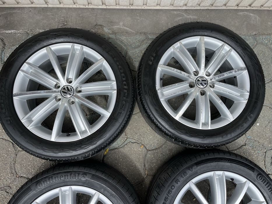 Jante aliaj 5x112mm, anvelope vara 235/50 R18, VW Tiguan, Audi Q3
