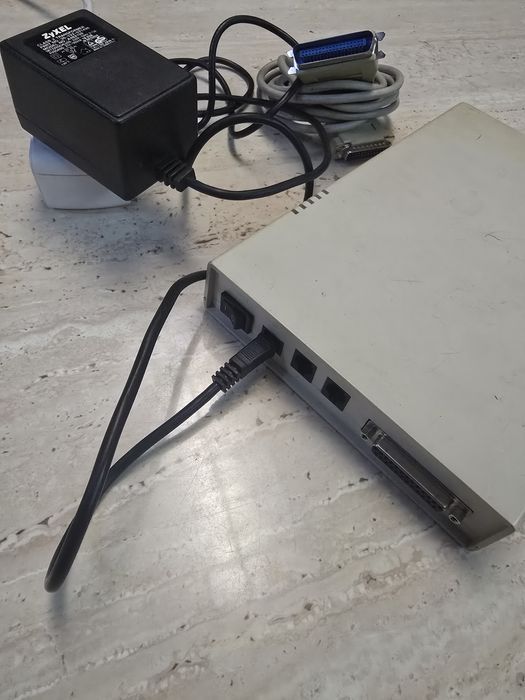 Раритетный аналоговый модем ZyXel U-1496E +