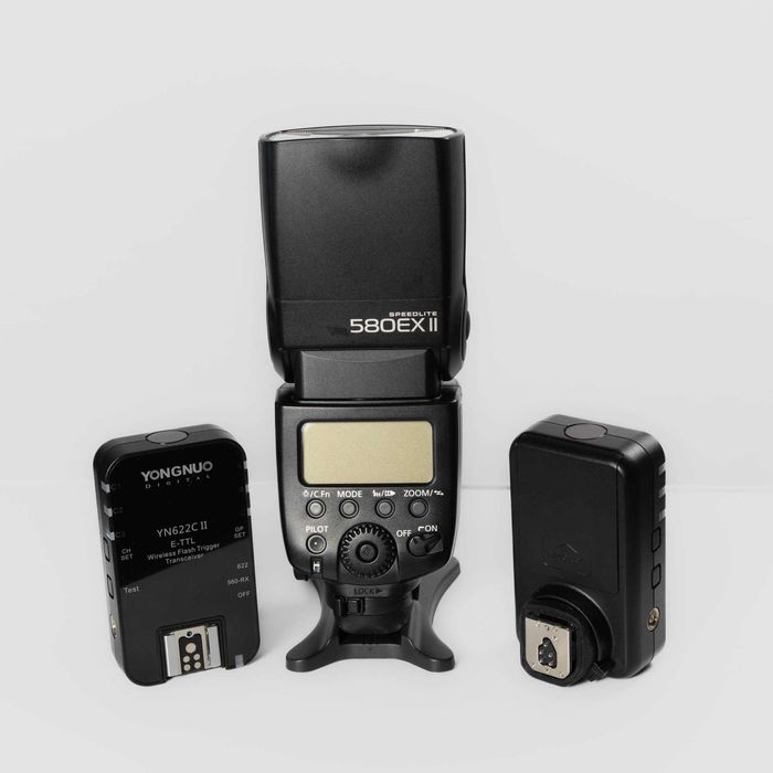 Комплект Светкавица Canon Speedlite 580 EX II + Yongnuo YN-622C II