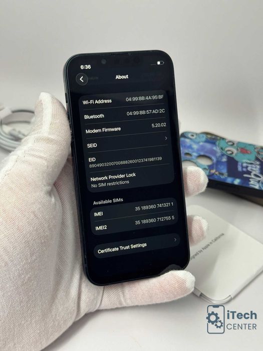 iPhone 13 mini, 256GB, Midnight, 100% батерия, КАТО НОВ, ГАРАНЦИЯ!