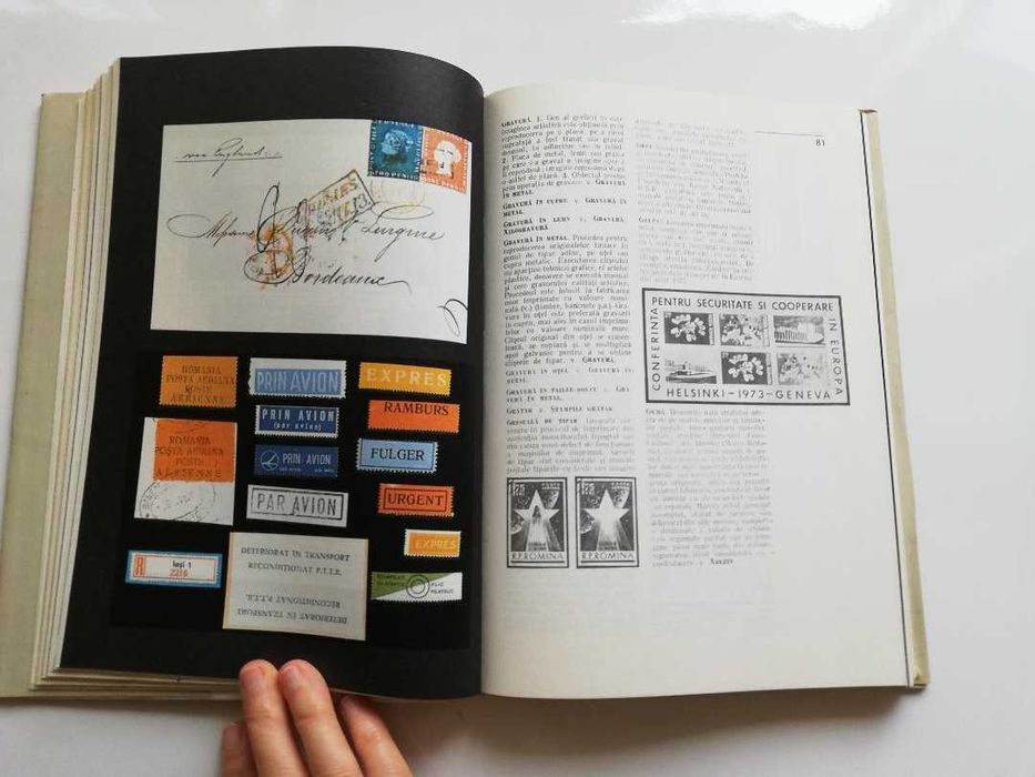 Dictionar Filatelic – Marcel Danescu Ed. Sport-Turism 1979, carte rara
