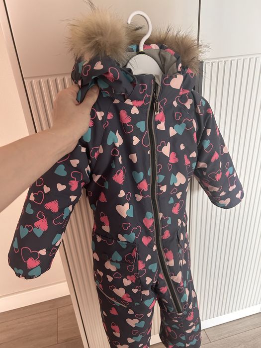 Зимний комбинезон для девочки, размер 86