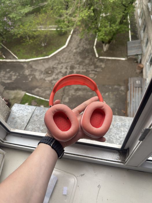 Airpods Max Pink red наушники