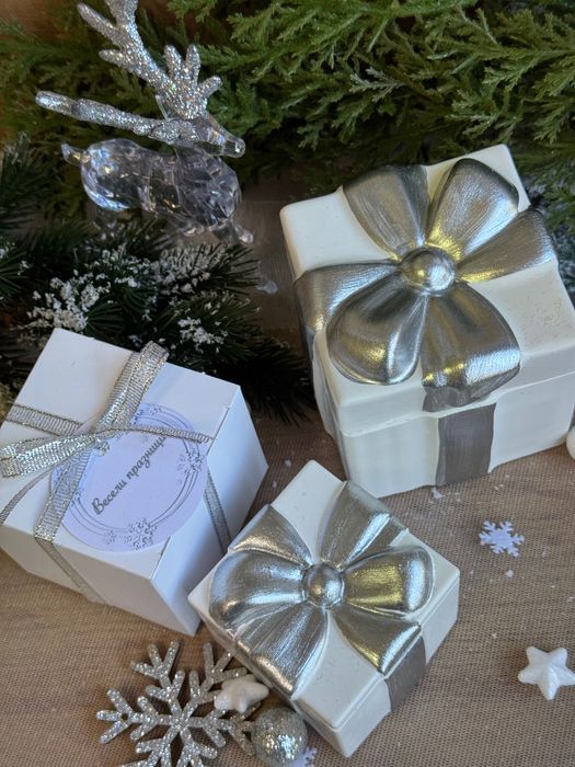 Коледни соеви свещи