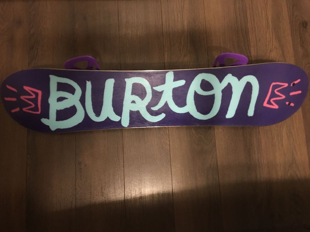 Snowboard copii Burton Chicklet 100 cm cu leg turi. Craiova OLX.ro