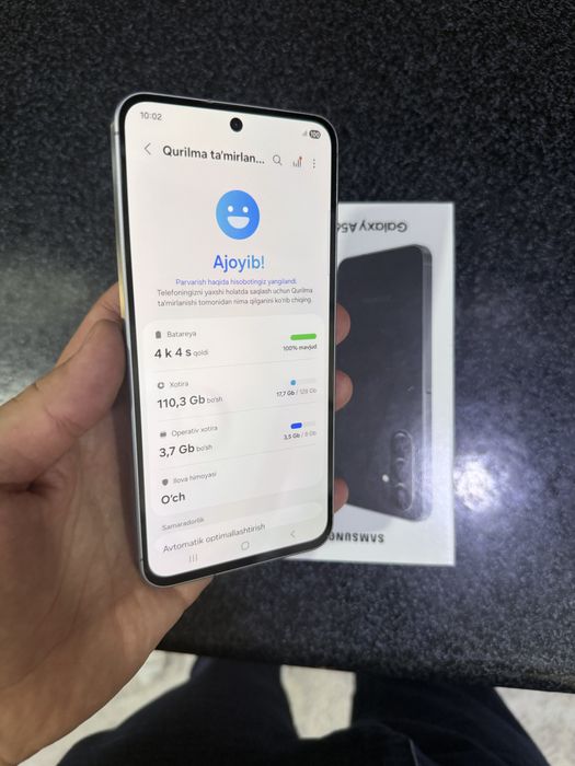 samsung a56 pamit 8.128g holati ideal karopka dak bor