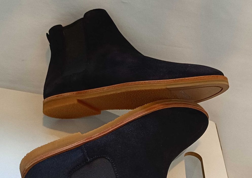 Ghete chelsea 43 premium Strellson NOI piele naturala moale