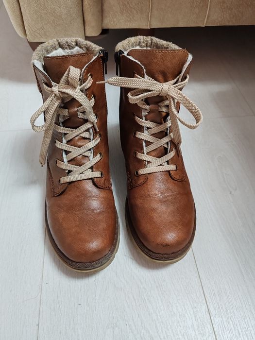Ghete piele naturală Rieker
