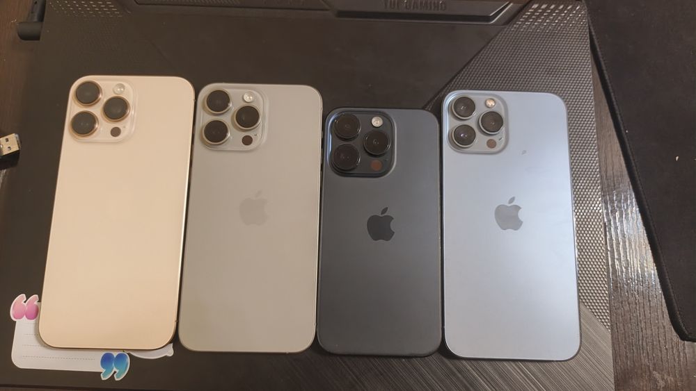 Iphone lar sotiladi 13max, 15pro, 15max, 16max