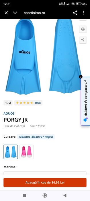 Vând labe de innot copii 30-33