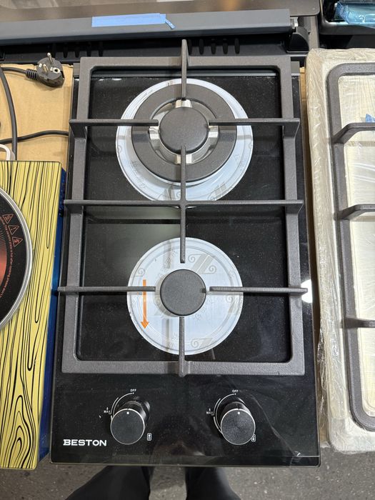 Варочные панель стеклянный газ контроль Beston