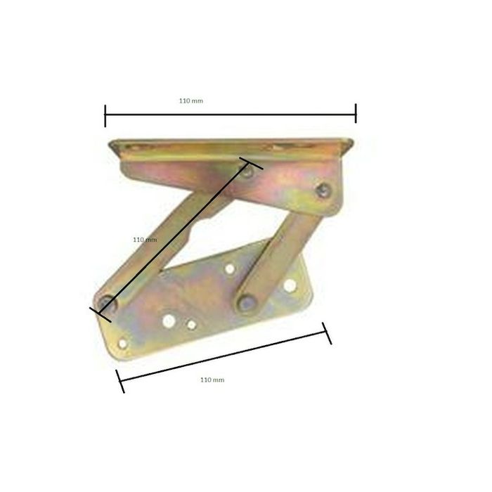 Balama banchete, lada depozitare, zincat auriu dreapta și stânga, set