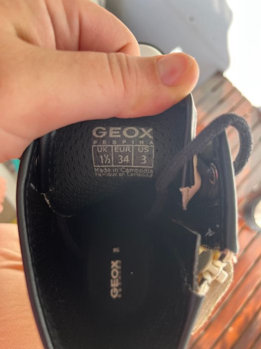Ghete fete Geox 34