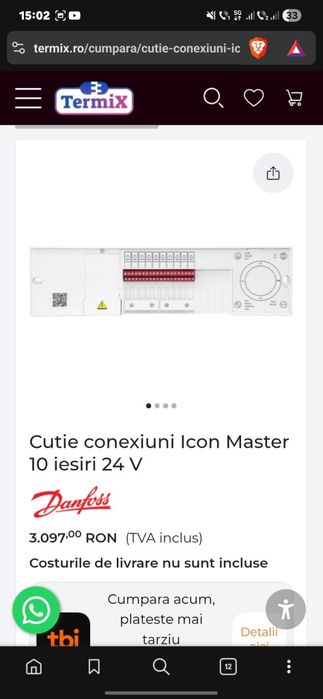 Incalzire in pardoseala - Cutie conexiuni/termostate/module wi-fi