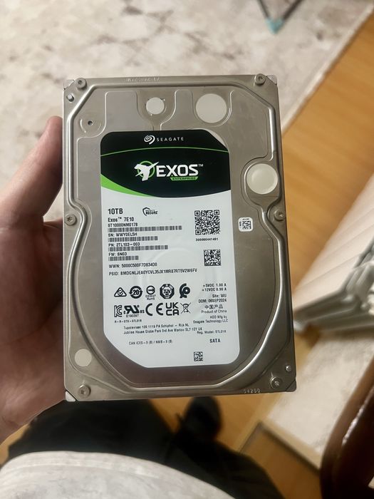Жёсткий диск Seagate Exos 10TB SATA 3.5”