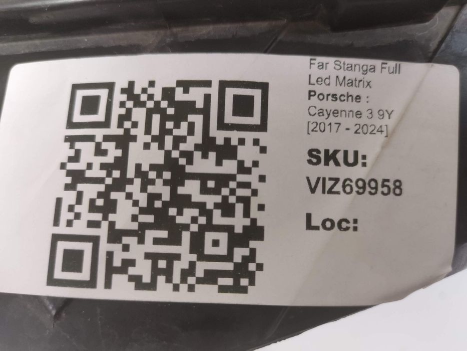 Porsche Cayenne / Porsche Cayenne 9Y Ляво фаро Full Led Matrix Porsche