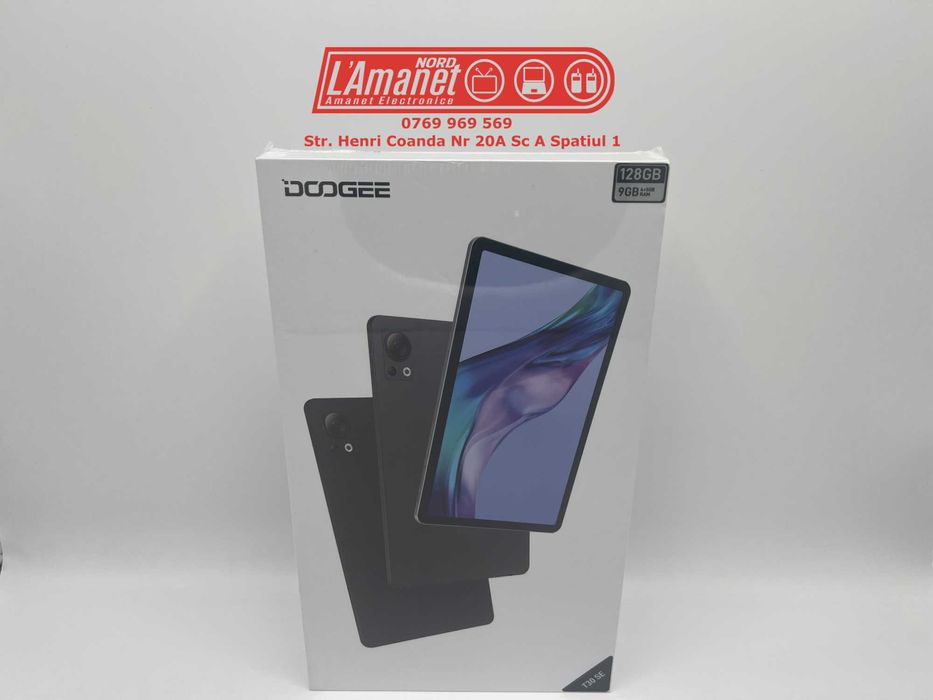 Tableta Doogee T30SE Gri 4G 11" 4GB RAM 128GB Sigiliu Original - Nord
