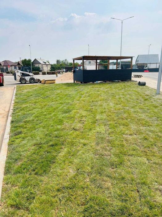 Рулонный газон автополив, газон орыу, егу