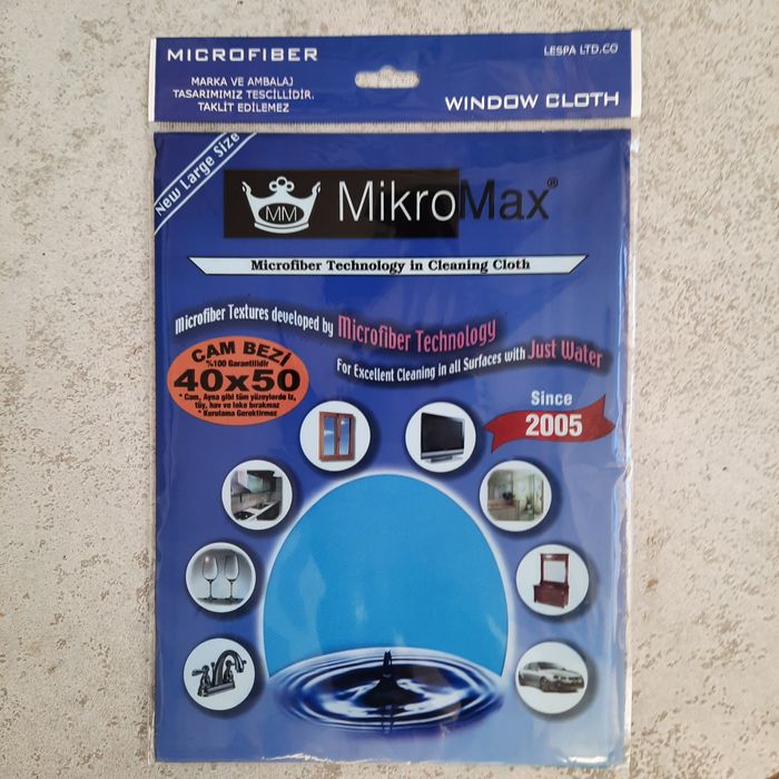 Микрофибърна кърпа за стъкло без препарат