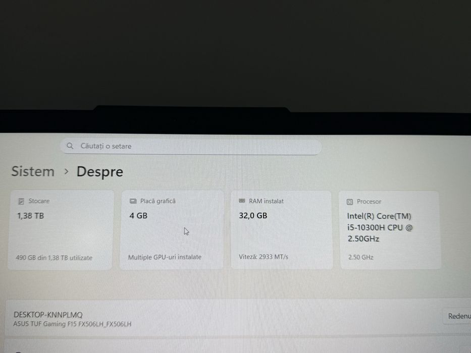 laptop asus tuf gaming f15