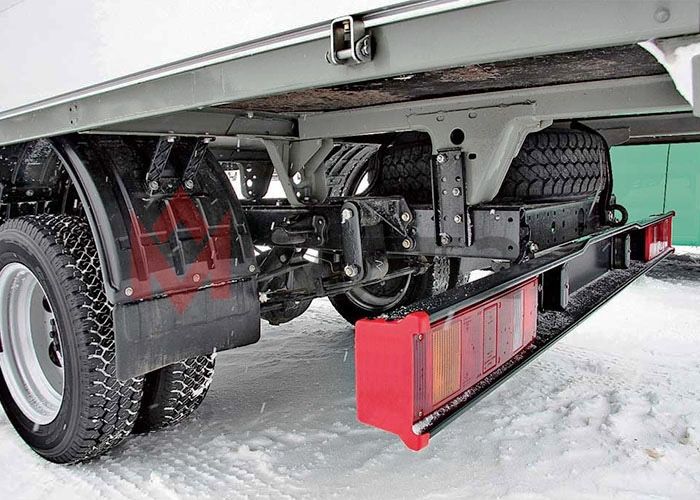 Задний брусс с фонарями на газель