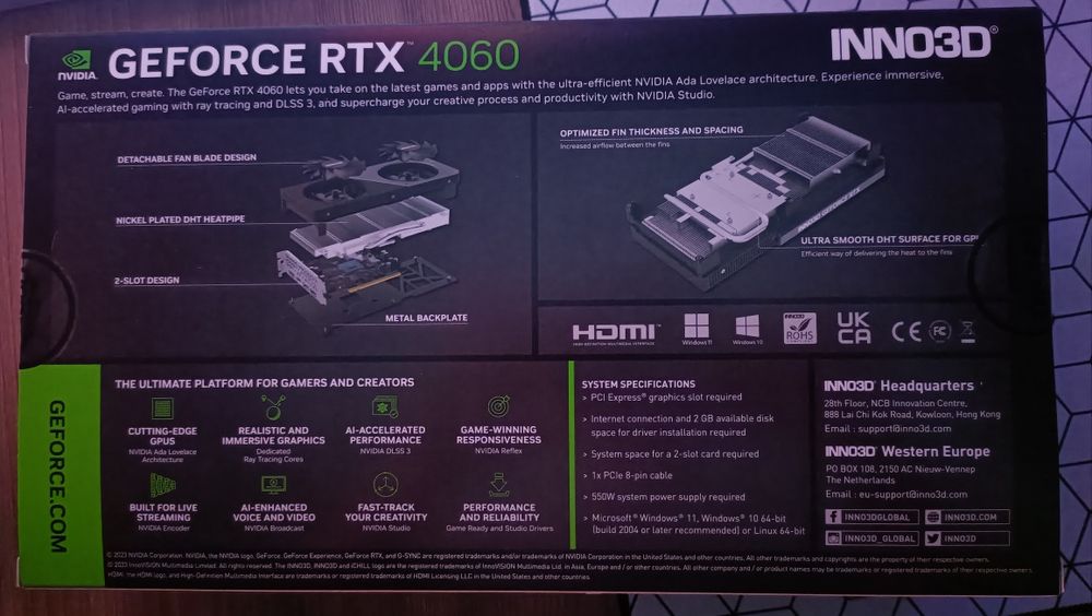 rtx 4060 inno3d dual