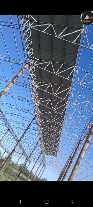 Арзон ва сифатли кафолатли навес ва фирма сех заправка мол хона товуқ