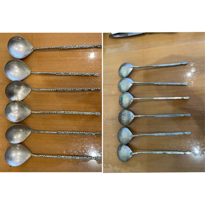 Мельхиоровые столовые приборы