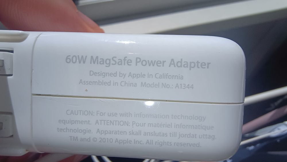 Incarcator original Apple A1344 Magsafe 60w