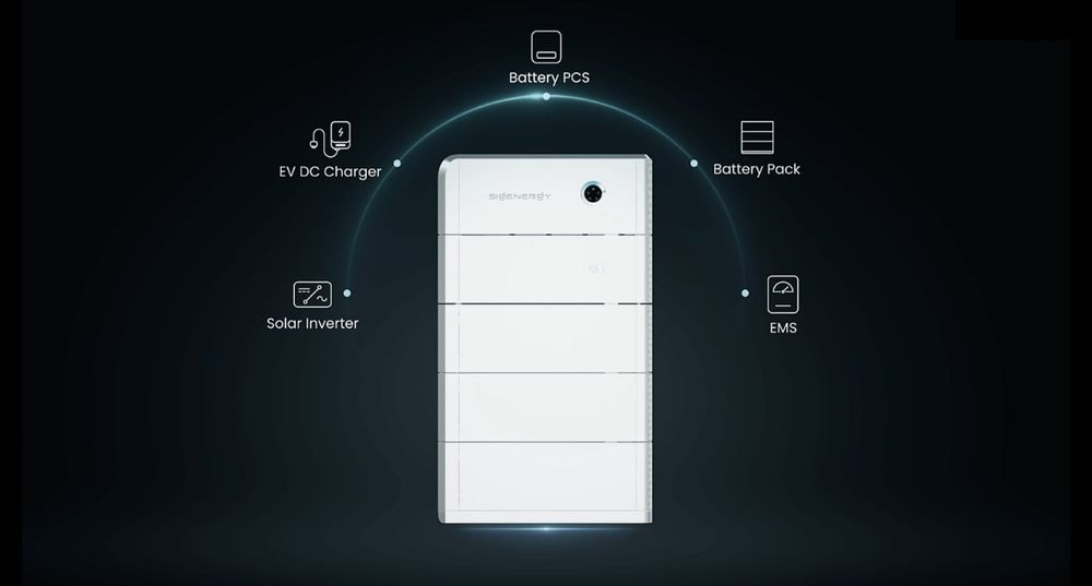 Гибридный инвертор Sigenergy 5 кВт 3 фазы литий аккумулятор до 48 кВт!