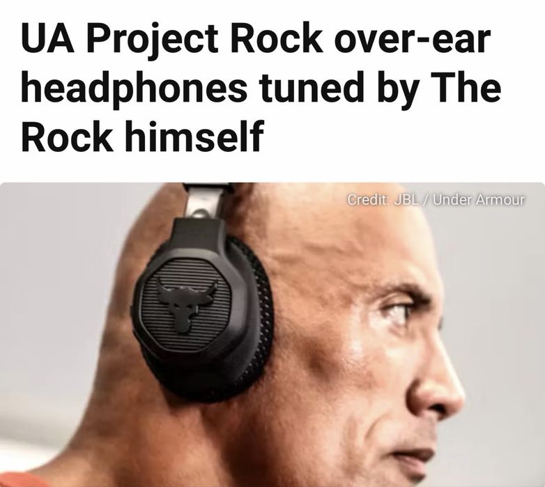 Casti profesionale de antrenament JBL Under Armour project rock