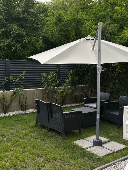 Apartament 94 mp cu grădină privată, în Jardins du Nord – zona Jandarmeriei / Pădurea Băneasa