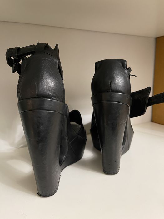 Ann demeulmeester sandale platforme