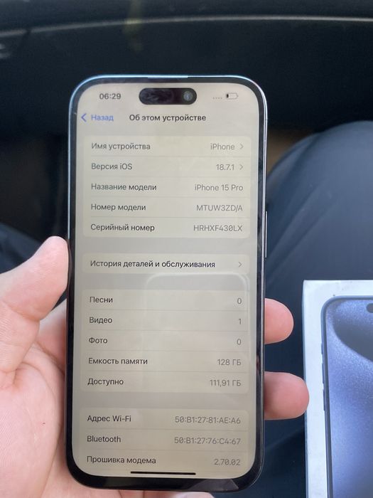 Iphone15 PRO 128/82