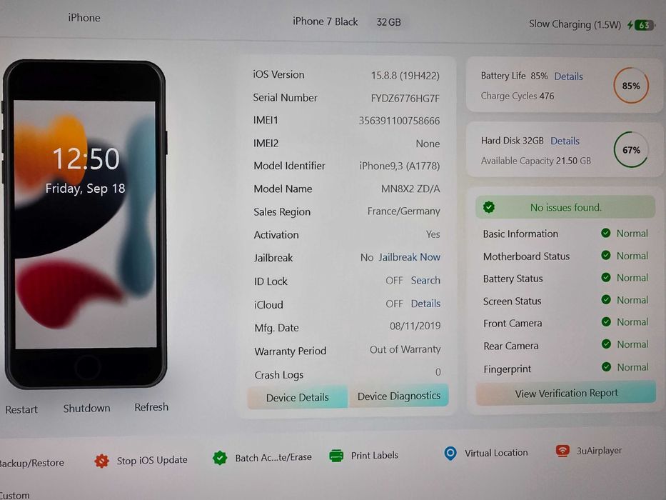 Iphone 7 32GB stare excelenta