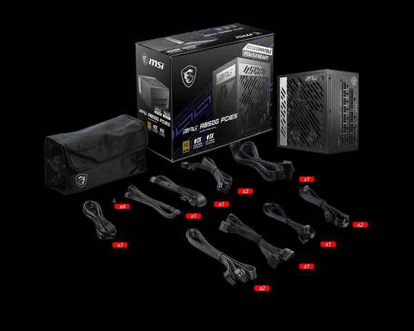 NEW! MSI MPG A850GS PCIE5 Блок Питание