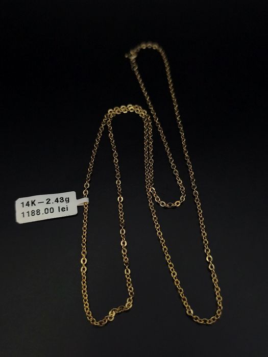Bijuteria Royal lant din aur 14k  2.43 gr