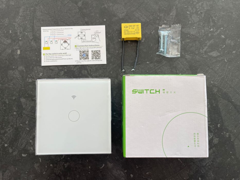 WiFi сензорен ключ за осветление, без нужда от нула