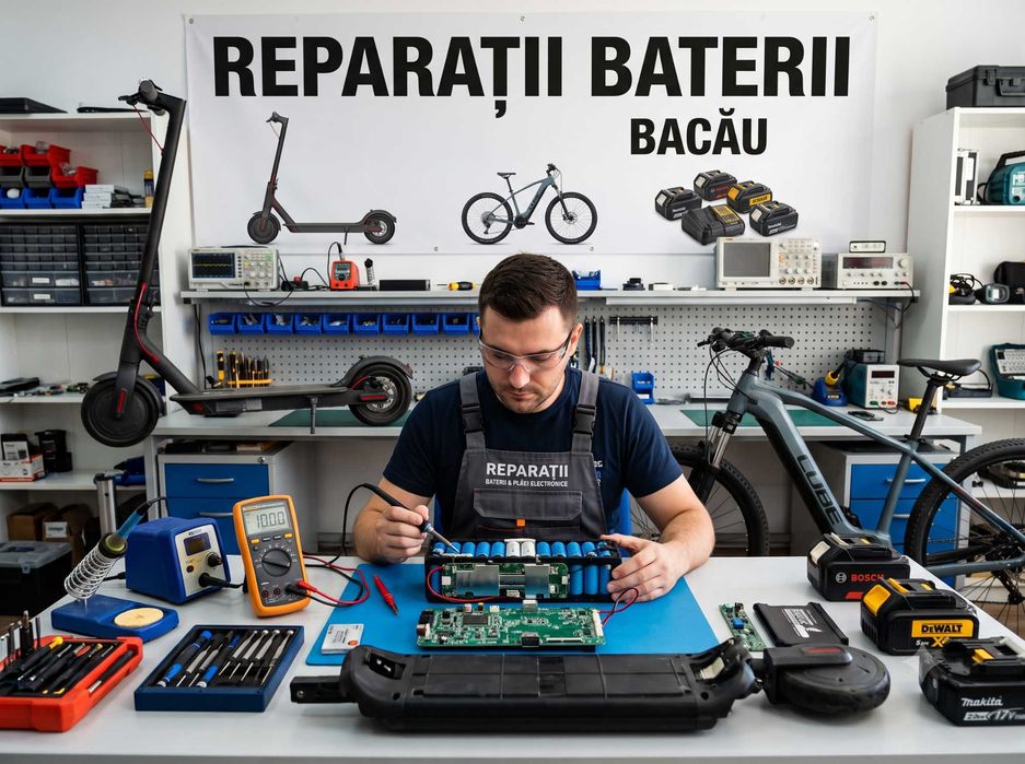 Reparații si Service Baterii & Plăci Electronice – Trotinete, Biciclete, Scule