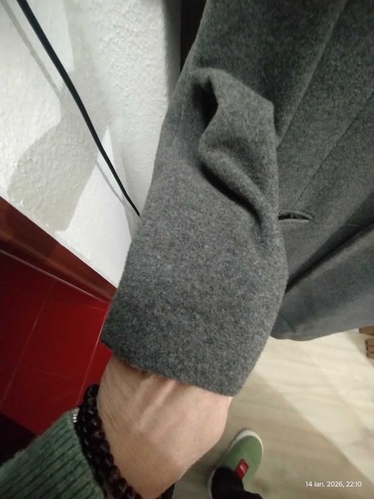 Pardesiu -Palton dama , mărimea L , gri