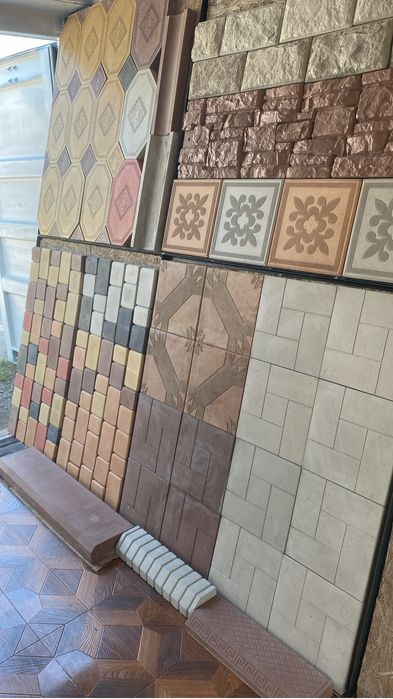 Тратуарная плитка. Брусчатка. Поребрик. Цоколь