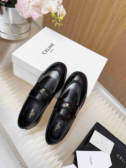 Дамски обувки - Celine Loafer Malaquais In Polished Bullskin