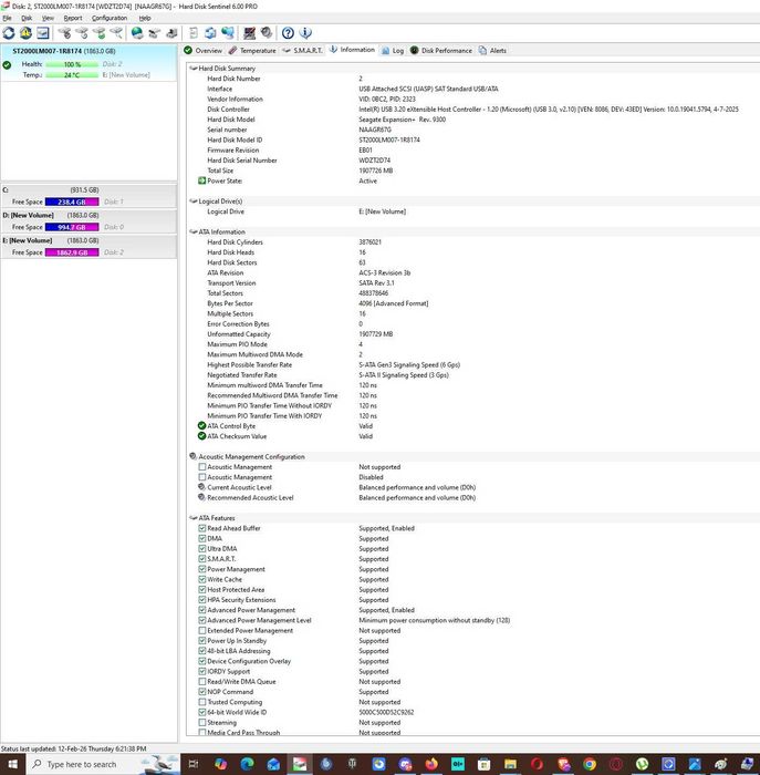 Hard disk extern Seagate Expansion Portable 2TB 2.5 inch USB 3.0 Black